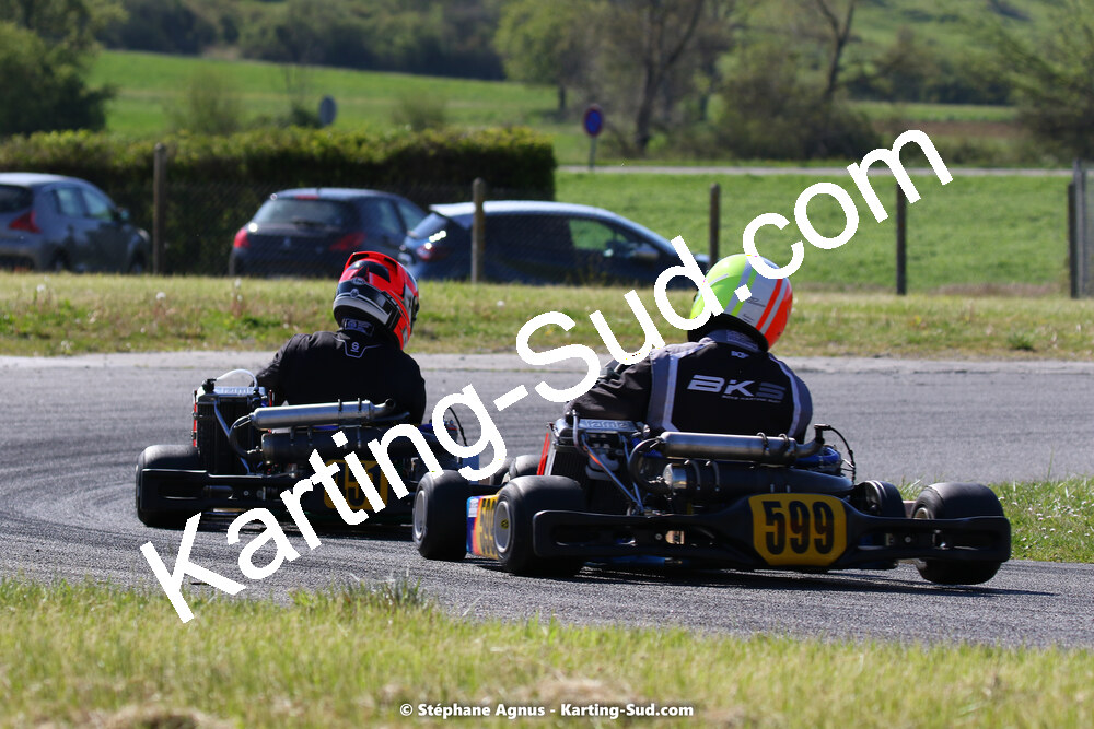 16 & 17/04/2022 : 3ème manche du Championnat du Sud 2022 au circuit d’Aigues-Vives (photos Stéphane Agnus) 2022 — karting