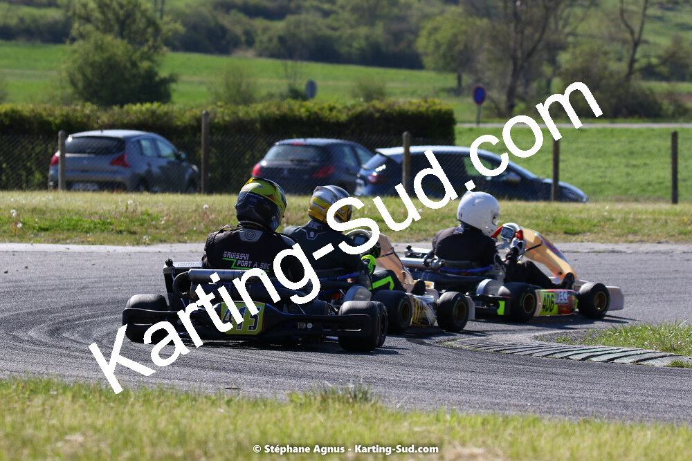 16 & 17/04/2022 : 3ème manche du Championnat du Sud 2022 au circuit d’Aigues-Vives (photos Stéphane Agnus) 2022 — karting