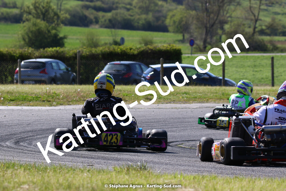 16 & 17/04/2022 : 3ème manche du Championnat du Sud 2022 au circuit d’Aigues-Vives (photos Stéphane Agnus) 2022 — karting