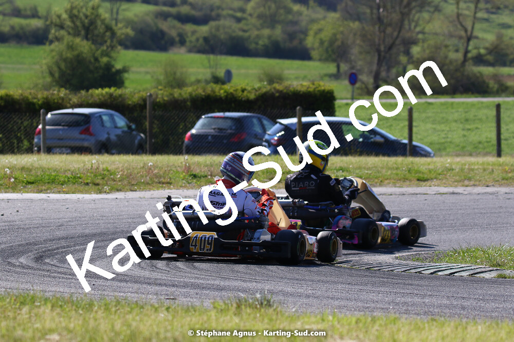 16 & 17/04/2022 : 3ème manche du Championnat du Sud 2022 au circuit d’Aigues-Vives (photos Stéphane Agnus) 2022 — karting
