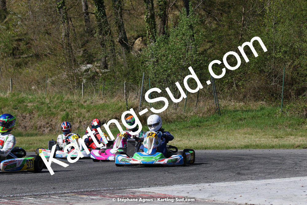 16 & 17/04/2022 : 3ème manche du Championnat du Sud 2022 au circuit d’Aigues-Vives (photos Stéphane Agnus) 2022 — karting
