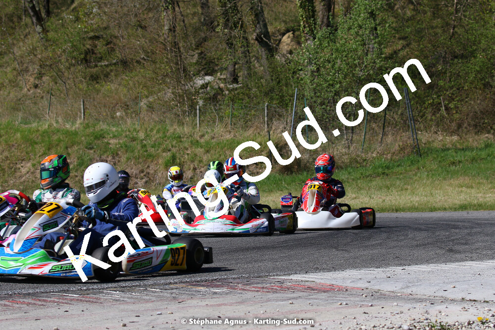 16 & 17/04/2022 : 3ème manche du Championnat du Sud 2022 au circuit d’Aigues-Vives (photos Stéphane Agnus) 2022 — karting