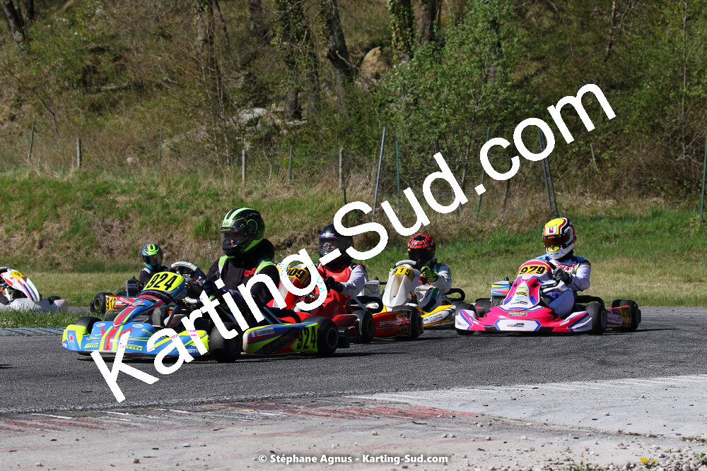 16 & 17/04/2022 : 3ème manche du Championnat du Sud 2022 au circuit d’Aigues-Vives (photos Stéphane Agnus) 2022 — karting