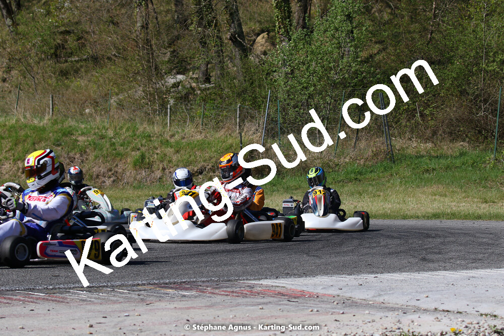 16 & 17/04/2022 : 3ème manche du Championnat du Sud 2022 au circuit d’Aigues-Vives (photos Stéphane Agnus) 2022 — karting