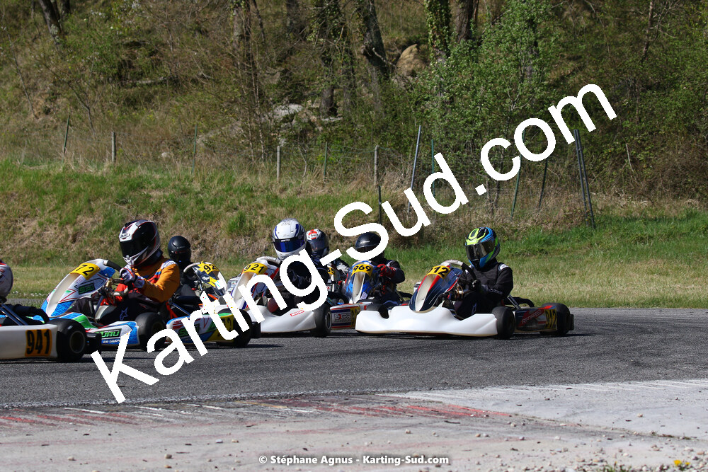 16 & 17/04/2022 : 3ème manche du Championnat du Sud 2022 au circuit d’Aigues-Vives (photos Stéphane Agnus) 2022 — karting