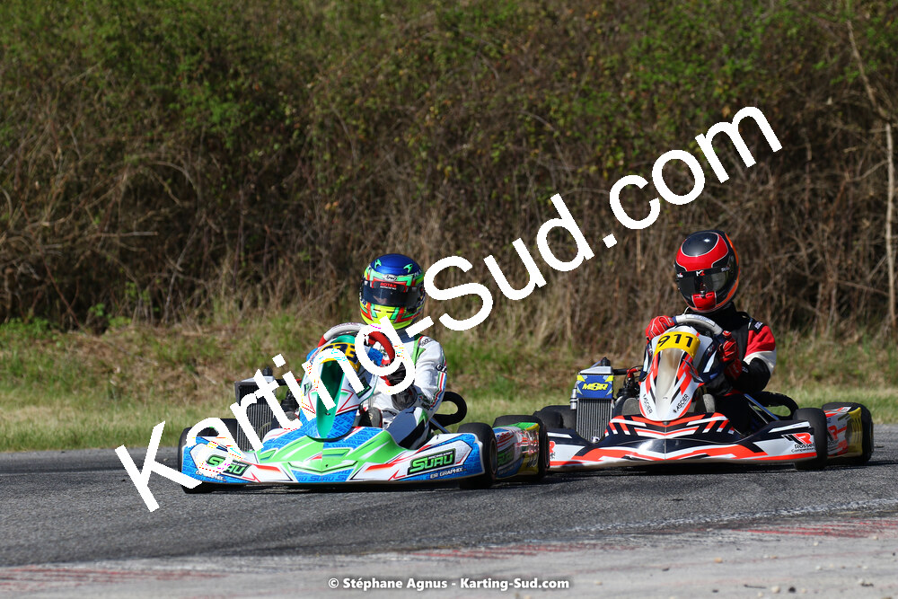 16 & 17/04/2022 : 3ème manche du Championnat du Sud 2022 au circuit d’Aigues-Vives (photos Stéphane Agnus) 2022 — karting