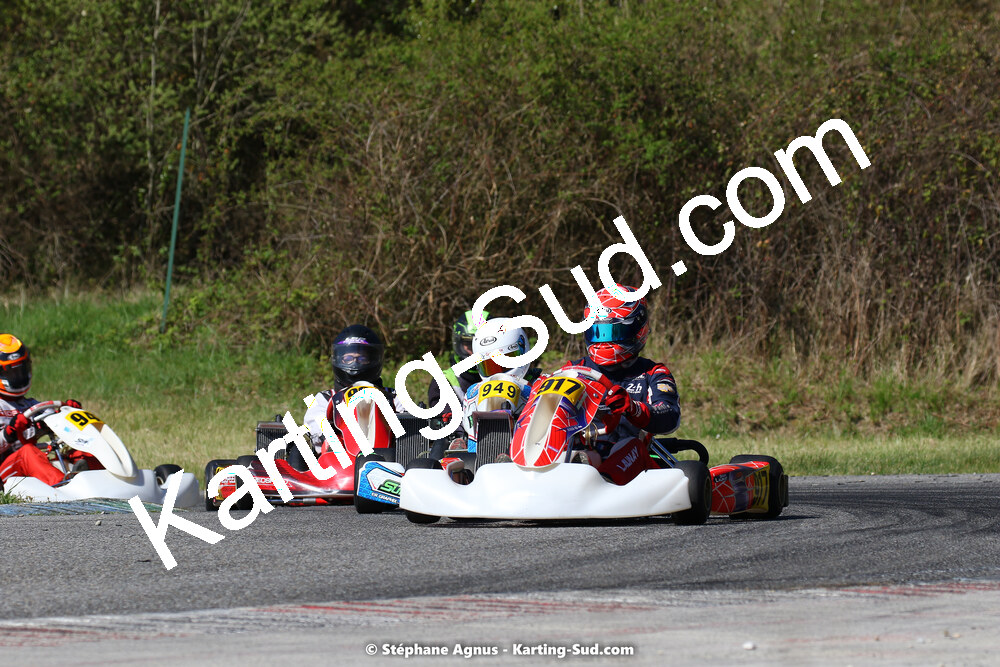 16 & 17/04/2022 : 3ème manche du Championnat du Sud 2022 au circuit d’Aigues-Vives (photos Stéphane Agnus) 2022 — karting