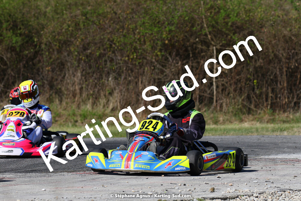 16 & 17/04/2022 : 3ème manche du Championnat du Sud 2022 au circuit d’Aigues-Vives (photos Stéphane Agnus) 2022 — karting
