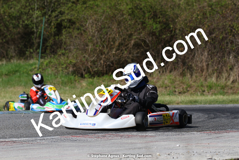 16 & 17/04/2022 : 3ème manche du Championnat du Sud 2022 au circuit d’Aigues-Vives (photos Stéphane Agnus) 2022 — karting
