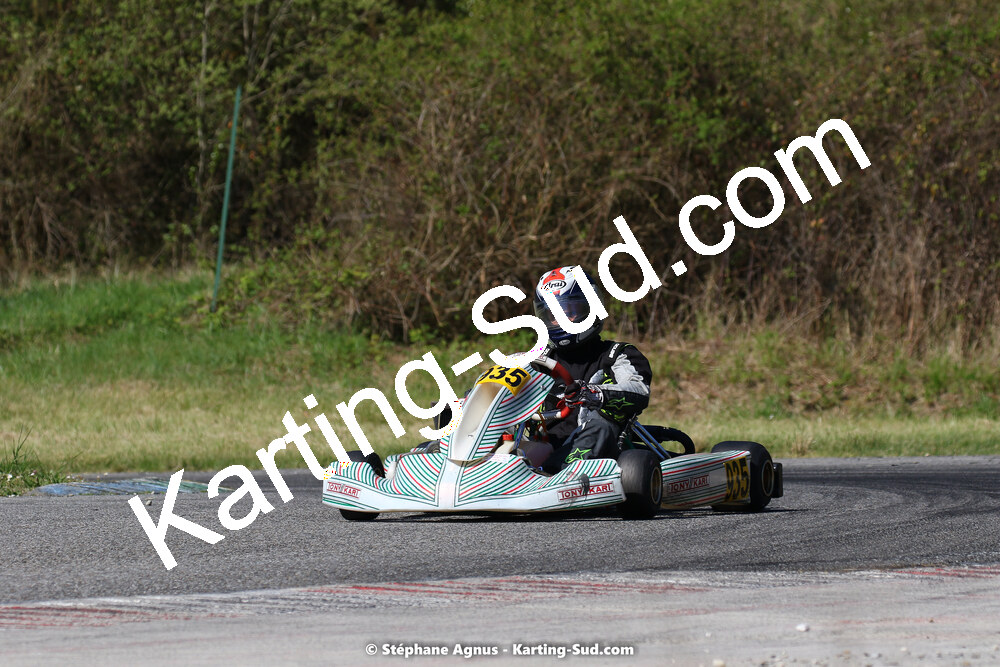 16 & 17/04/2022 : 3ème manche du Championnat du Sud 2022 au circuit d’Aigues-Vives (photos Stéphane Agnus) 2022 — karting
