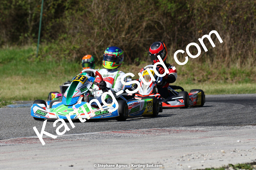 16 & 17/04/2022 : 3ème manche du Championnat du Sud 2022 au circuit d’Aigues-Vives (photos Stéphane Agnus) 2022 — karting