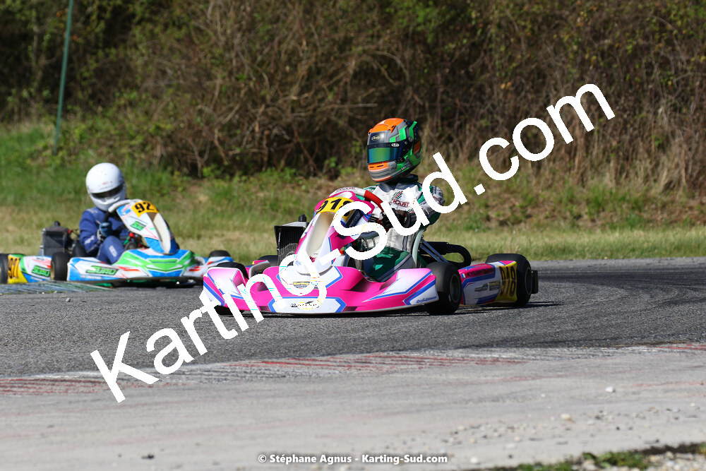 16 & 17/04/2022 : 3ème manche du Championnat du Sud 2022 au circuit d’Aigues-Vives (photos Stéphane Agnus) 2022 — karting