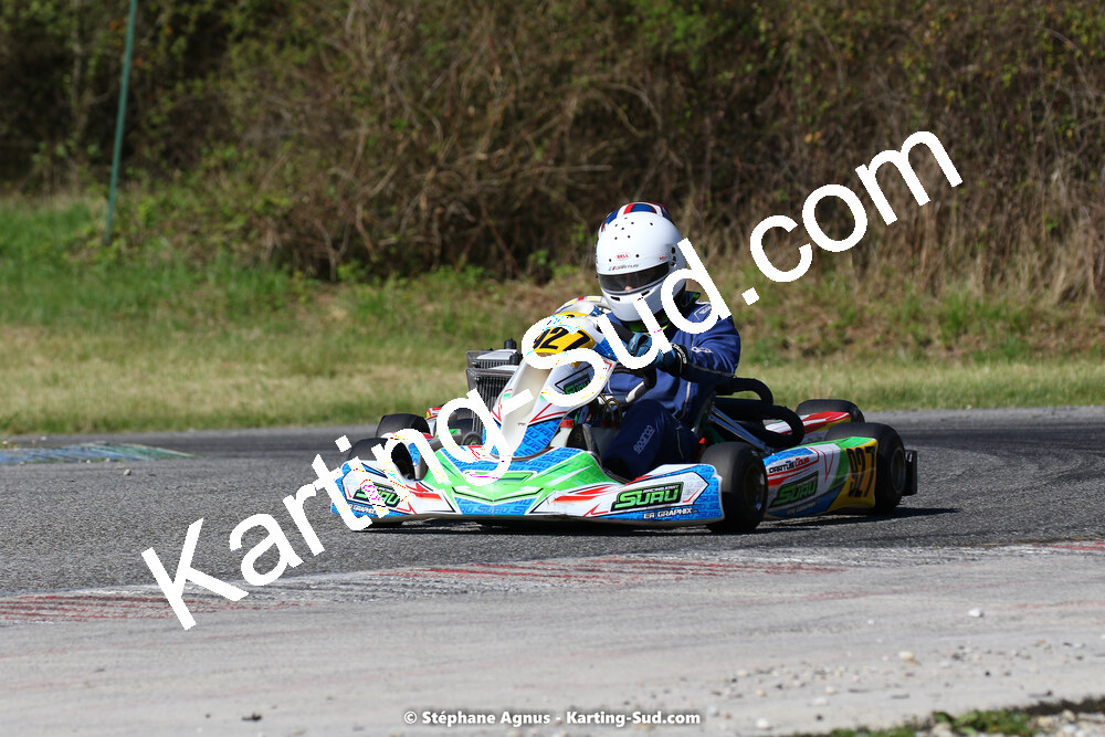16 & 17/04/2022 : 3ème manche du Championnat du Sud 2022 au circuit d’Aigues-Vives (photos Stéphane Agnus) 2022 — karting