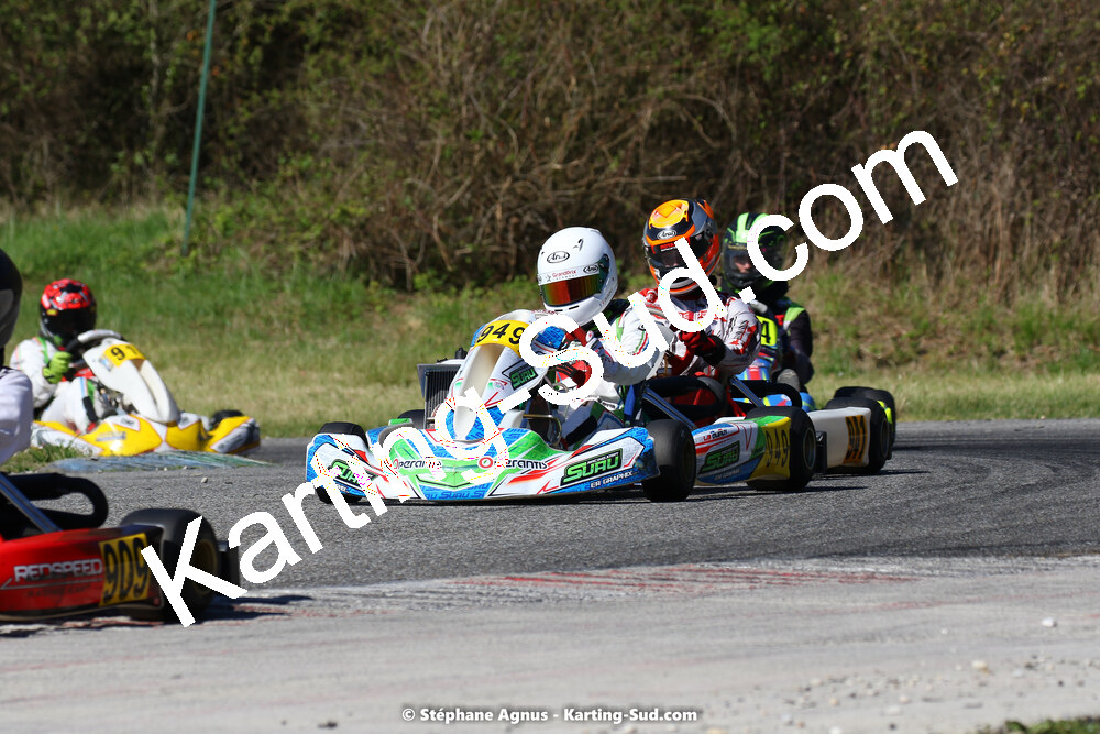 16 & 17/04/2022 : 3ème manche du Championnat du Sud 2022 au circuit d’Aigues-Vives (photos Stéphane Agnus) 2022 — karting
