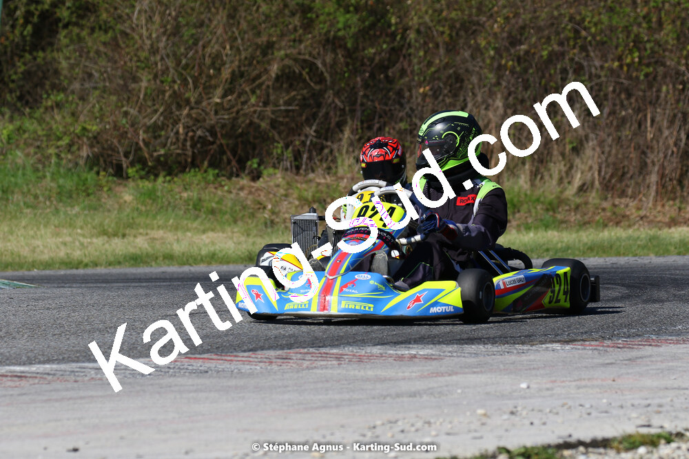 16 & 17/04/2022 : 3ème manche du Championnat du Sud 2022 au circuit d’Aigues-Vives (photos Stéphane Agnus) 2022 — karting