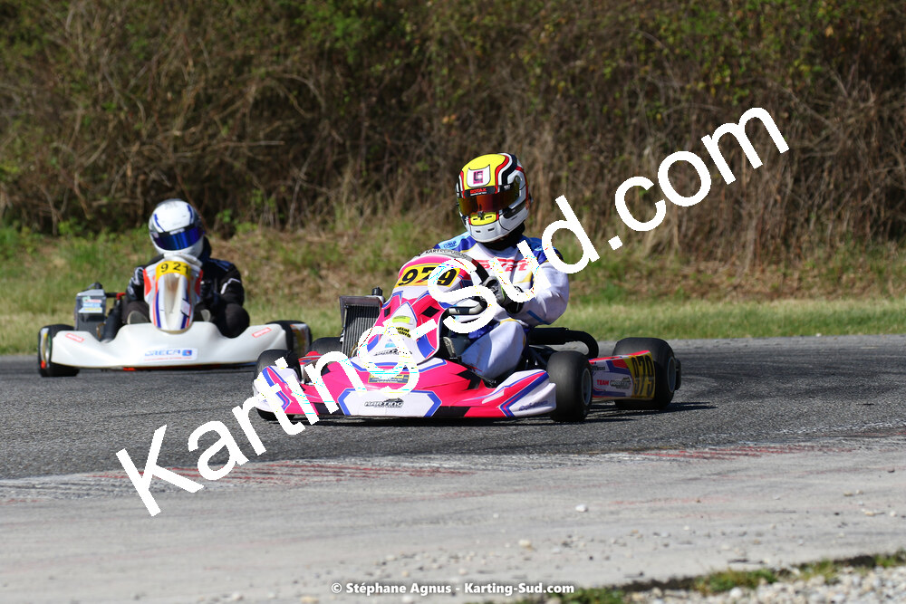 16 & 17/04/2022 : 3ème manche du Championnat du Sud 2022 au circuit d’Aigues-Vives (photos Stéphane Agnus) 2022 — karting