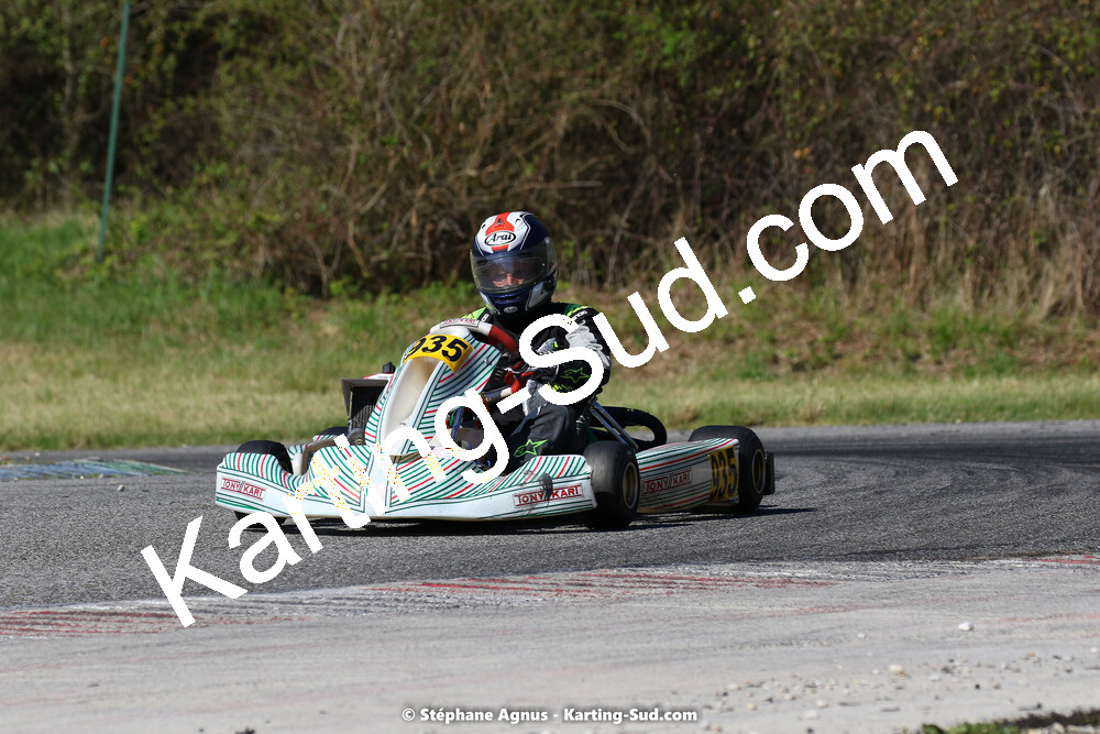 16 & 17/04/2022 : 3ème manche du Championnat du Sud 2022 au circuit d’Aigues-Vives (photos Stéphane Agnus) 2022 — karting