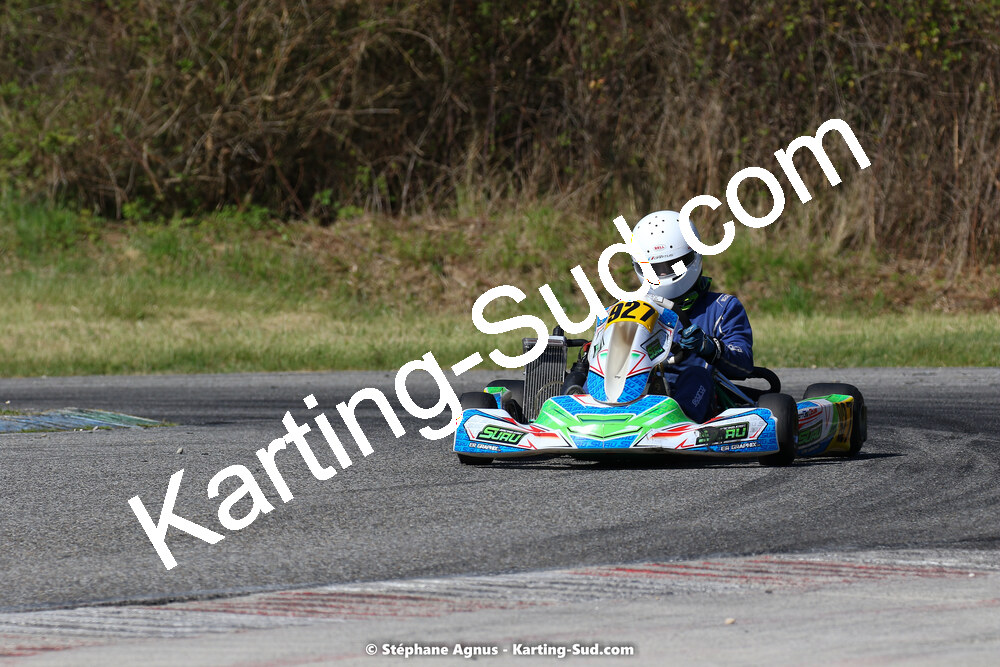 16 & 17/04/2022 : 3ème manche du Championnat du Sud 2022 au circuit d’Aigues-Vives (photos Stéphane Agnus) 2022 — karting