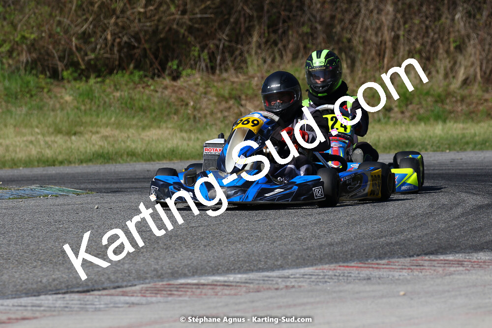 16 & 17/04/2022 : 3ème manche du Championnat du Sud 2022 au circuit d’Aigues-Vives (photos Stéphane Agnus) 2022 — karting