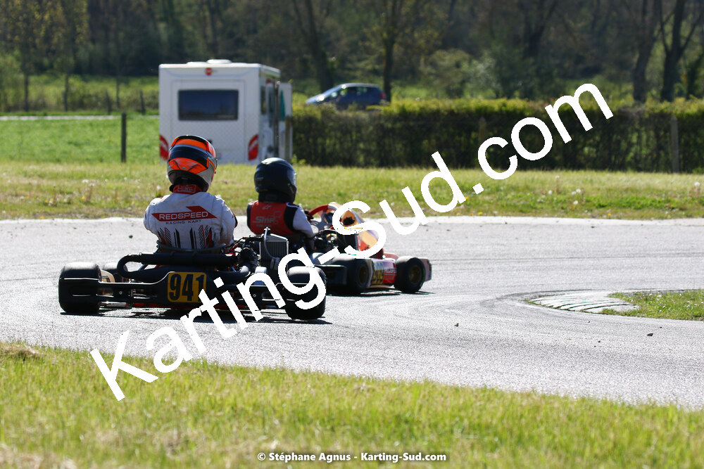 16 & 17/04/2022 : 3ème manche du Championnat du Sud 2022 au circuit d’Aigues-Vives (photos Stéphane Agnus) 2022 — karting