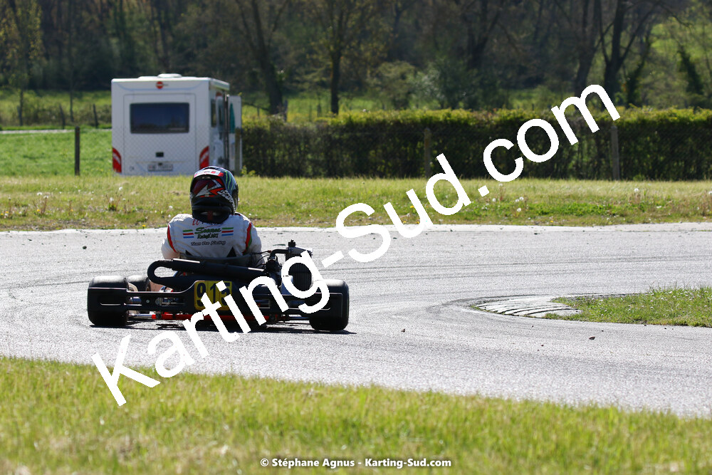 16 & 17/04/2022 : 3ème manche du Championnat du Sud 2022 au circuit d’Aigues-Vives (photos Stéphane Agnus) 2022 — karting