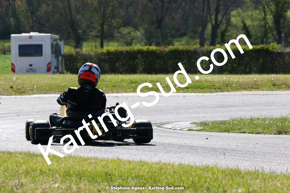 16 & 17/04/2022 : 3ème manche du Championnat du Sud 2022 au circuit d’Aigues-Vives (photos Stéphane Agnus) 2022 — karting