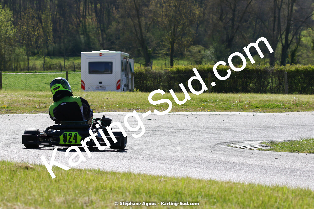 16 & 17/04/2022 : 3ème manche du Championnat du Sud 2022 au circuit d’Aigues-Vives (photos Stéphane Agnus) 2022 — karting