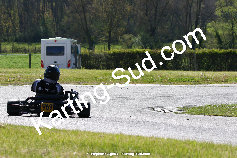 16 & 17/04/2022 : 3ème manche du Championnat du Sud 2022 au circuit d’Aigues-Vives (photos Stéphane Agnus) 2022 — karting