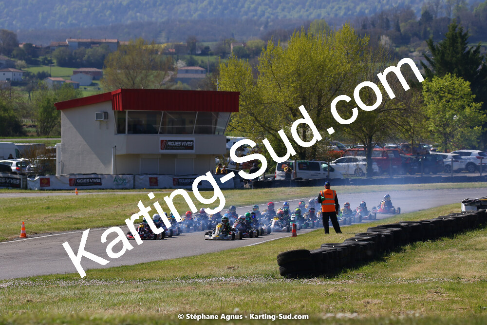 16 & 17/04/2022 : 3ème manche du Championnat du Sud 2022 au circuit d’Aigues-Vives (photos Stéphane Agnus) 2022 — karting