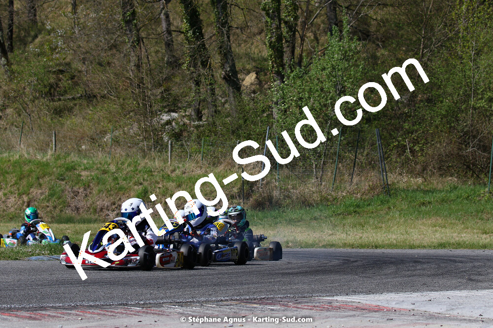 16 & 17/04/2022 : 3ème manche du Championnat du Sud 2022 au circuit d’Aigues-Vives (photos Stéphane Agnus) 2022 — karting