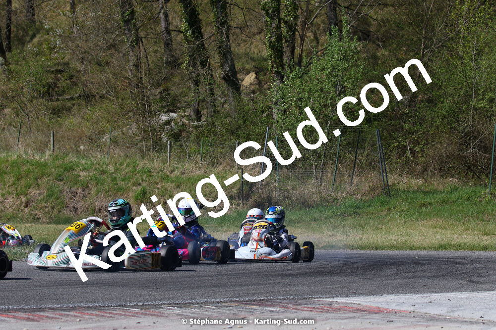 16 & 17/04/2022 : 3ème manche du Championnat du Sud 2022 au circuit d’Aigues-Vives (photos Stéphane Agnus) 2022 — karting