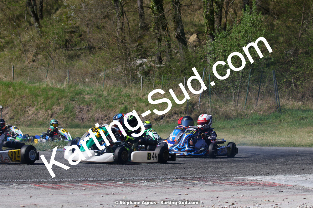 16 & 17/04/2022 : 3ème manche du Championnat du Sud 2022 au circuit d’Aigues-Vives (photos Stéphane Agnus) 2022 — karting