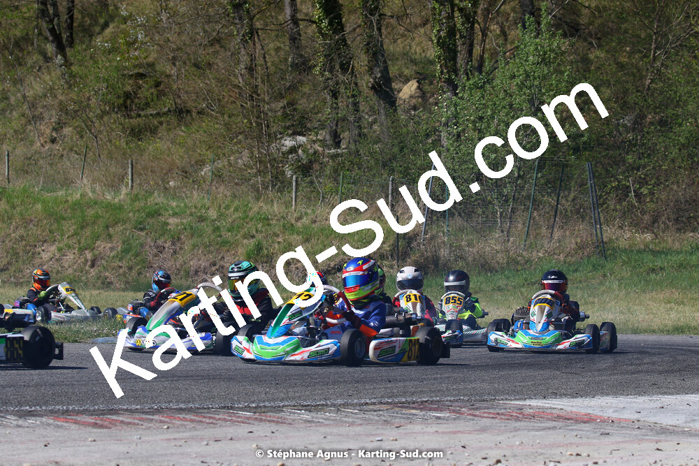 16 & 17/04/2022 : 3ème manche du Championnat du Sud 2022 au circuit d’Aigues-Vives (photos Stéphane Agnus) 2022 — karting