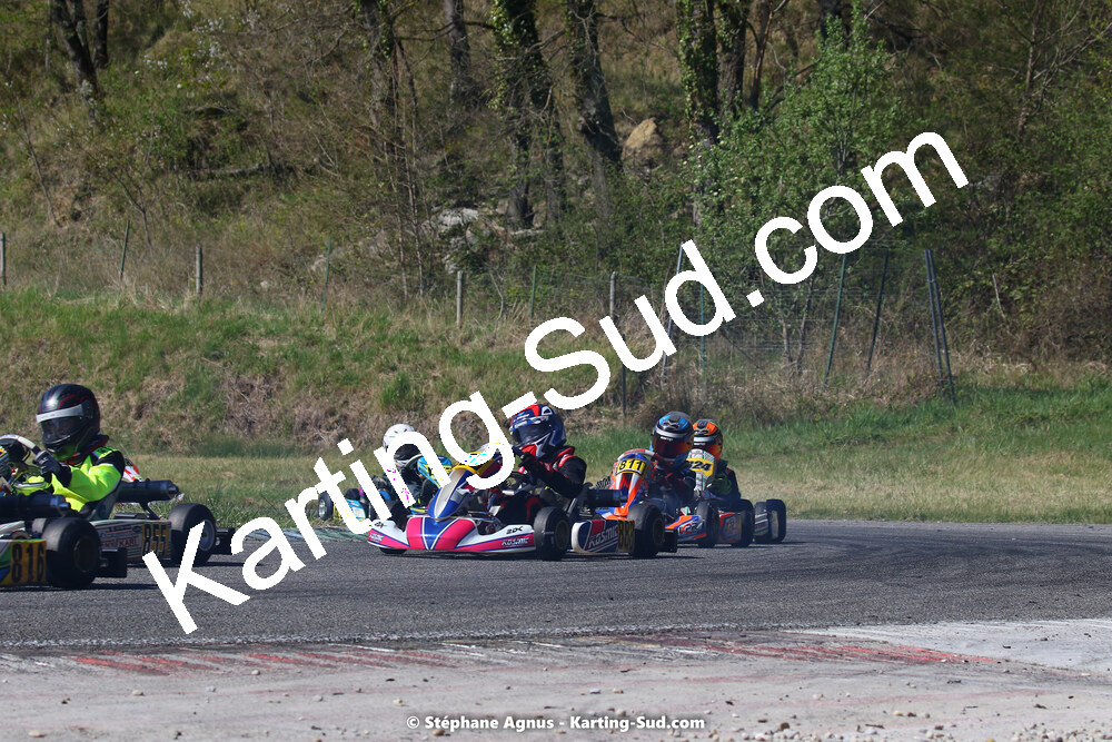 16 & 17/04/2022 : 3ème manche du Championnat du Sud 2022 au circuit d’Aigues-Vives (photos Stéphane Agnus) 2022 — karting