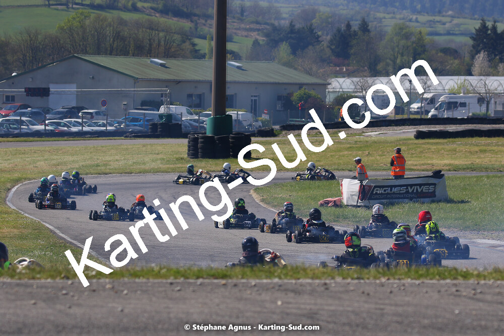 16 & 17/04/2022 : 3ème manche du Championnat du Sud 2022 au circuit d’Aigues-Vives (photos Stéphane Agnus) 2022 — karting