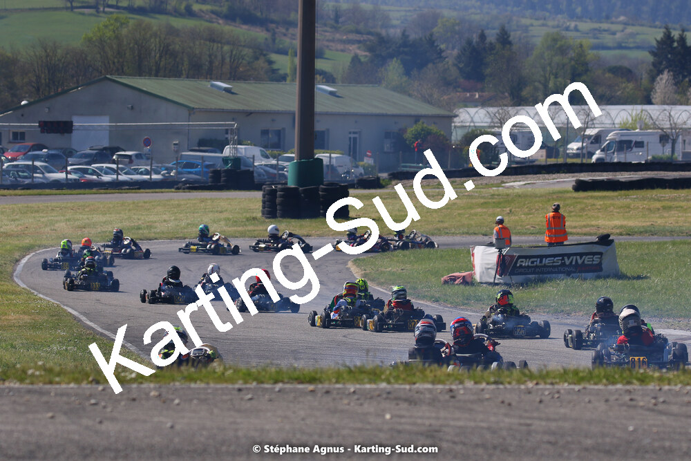 16 & 17/04/2022 : 3ème manche du Championnat du Sud 2022 au circuit d’Aigues-Vives (photos Stéphane Agnus) 2022 — karting