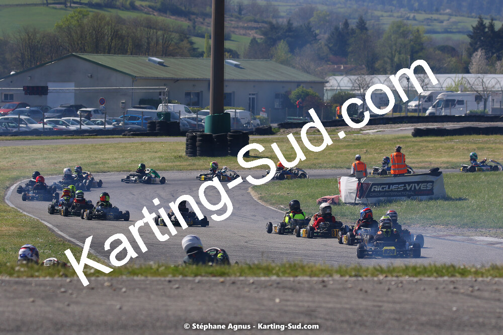 16 & 17/04/2022 : 3ème manche du Championnat du Sud 2022 au circuit d’Aigues-Vives (photos Stéphane Agnus) 2022 — karting