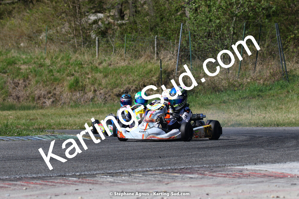 16 & 17/04/2022 : 3ème manche du Championnat du Sud 2022 au circuit d’Aigues-Vives (photos Stéphane Agnus) 2022 — karting