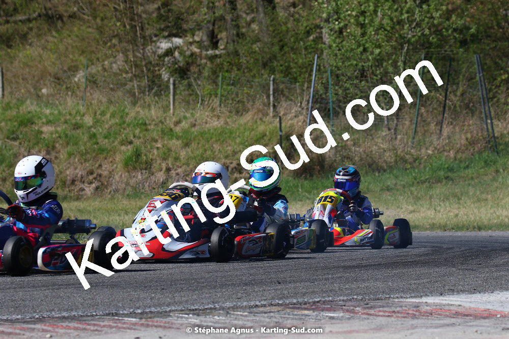 16 & 17/04/2022 : 3ème manche du Championnat du Sud 2022 au circuit d’Aigues-Vives (photos Stéphane Agnus) 2022 — karting