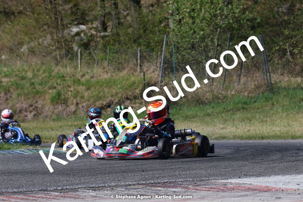 16 & 17/04/2022 : 3ème manche du Championnat du Sud 2022 au circuit d’Aigues-Vives (photos Stéphane Agnus) 2022 — karting