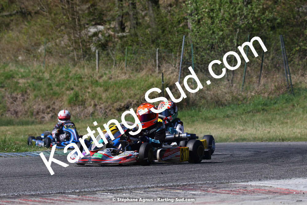 16 & 17/04/2022 : 3ème manche du Championnat du Sud 2022 au circuit d’Aigues-Vives (photos Stéphane Agnus) 2022 — karting