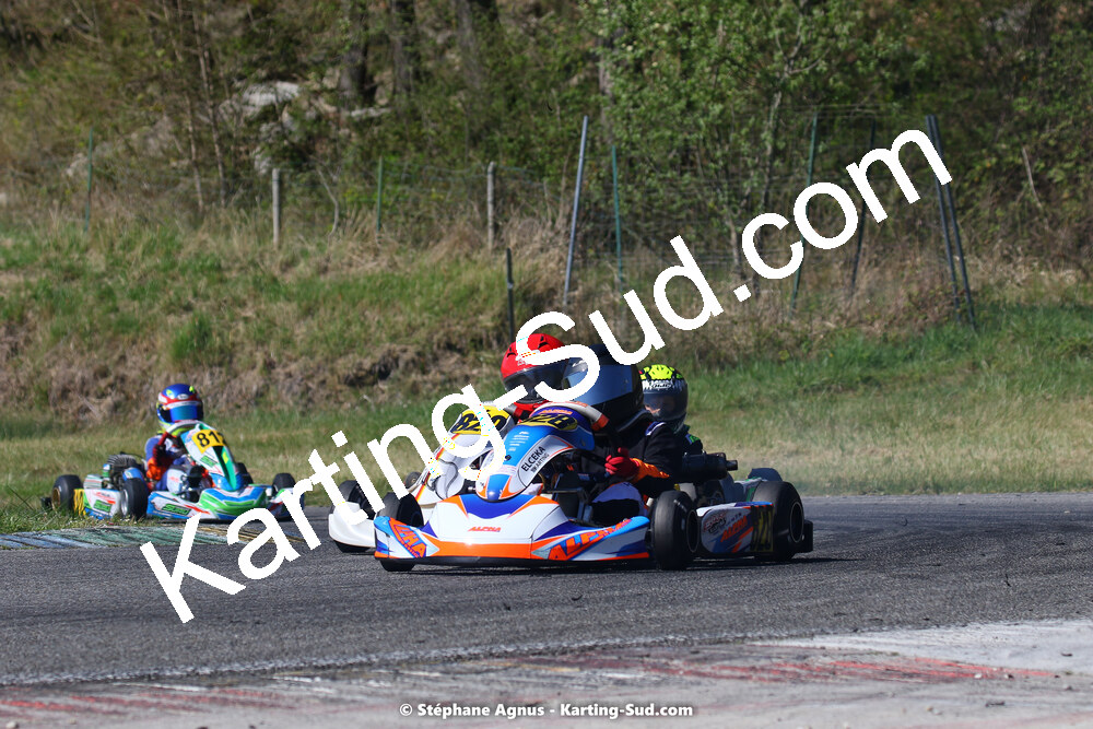 16 & 17/04/2022 : 3ème manche du Championnat du Sud 2022 au circuit d’Aigues-Vives (photos Stéphane Agnus) 2022 — karting