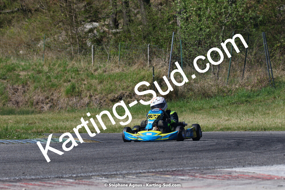 16 & 17/04/2022 : 3ème manche du Championnat du Sud 2022 au circuit d’Aigues-Vives (photos Stéphane Agnus) 2022 — karting