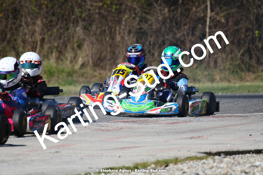 16 & 17/04/2022 : 3ème manche du Championnat du Sud 2022 au circuit d’Aigues-Vives (photos Stéphane Agnus) 2022 — karting