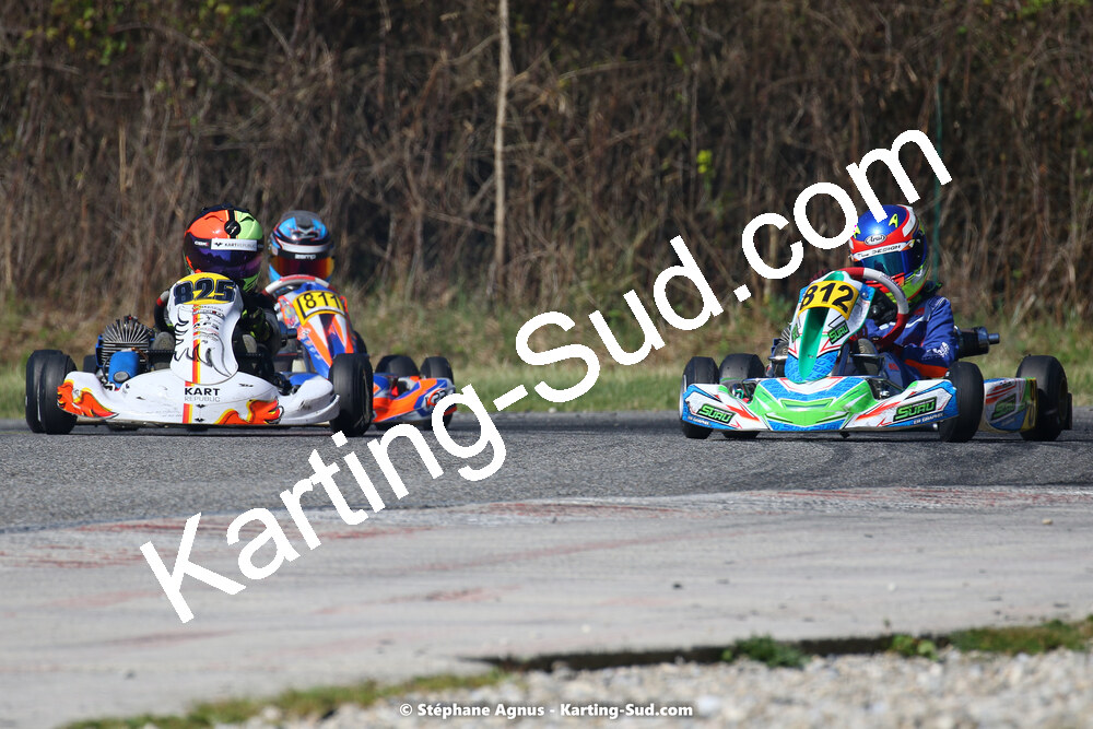 16 & 17/04/2022 : 3ème manche du Championnat du Sud 2022 au circuit d’Aigues-Vives (photos Stéphane Agnus) 2022 — karting