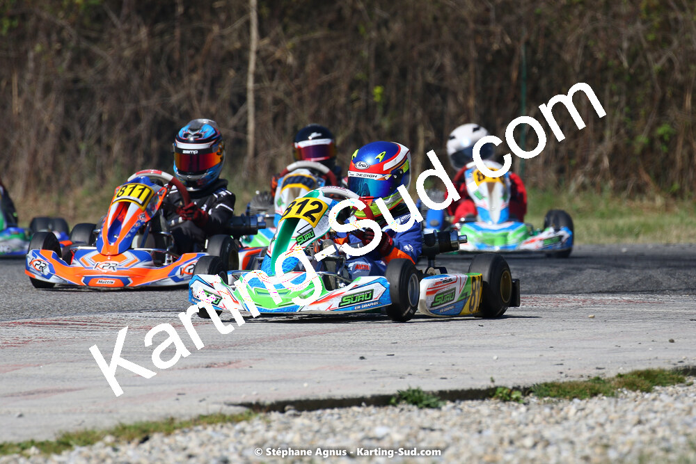 16 & 17/04/2022 : 3ème manche du Championnat du Sud 2022 au circuit d’Aigues-Vives (photos Stéphane Agnus) 2022 — karting