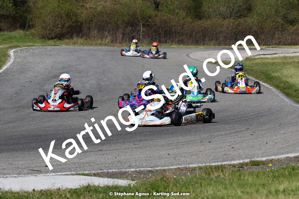 16 & 17/04/2022 : 3ème manche du Championnat du Sud 2022 au circuit d’Aigues-Vives (photos Stéphane Agnus) 2022 — karting
