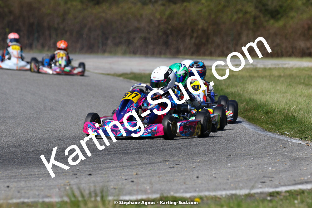 16 & 17/04/2022 : 3ème manche du Championnat du Sud 2022 au circuit d’Aigues-Vives (photos Stéphane Agnus) 2022 — karting
