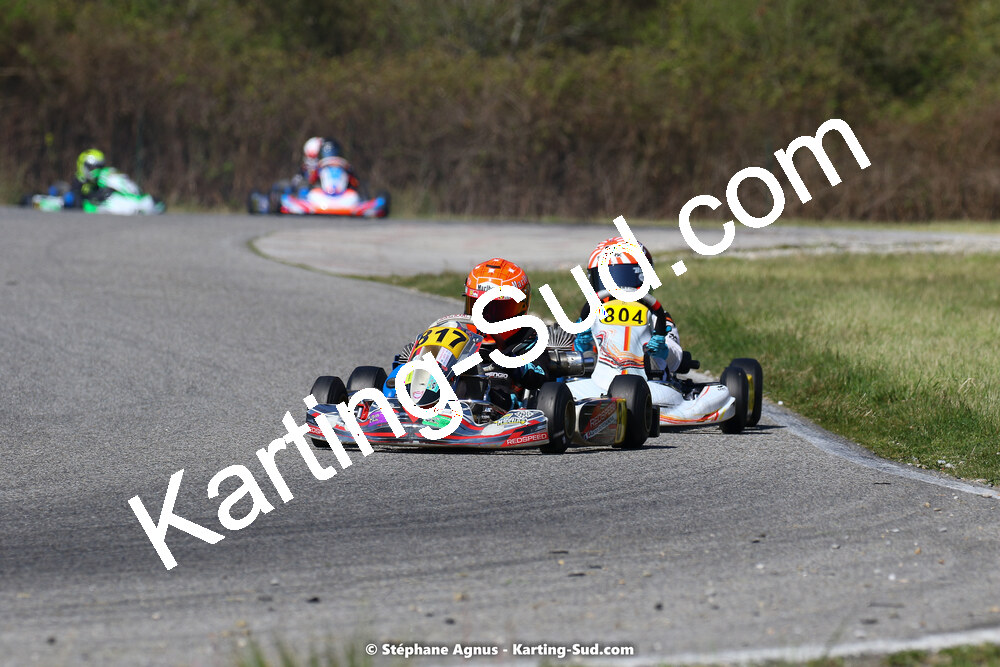 16 & 17/04/2022 : 3ème manche du Championnat du Sud 2022 au circuit d’Aigues-Vives (photos Stéphane Agnus) 2022 — karting