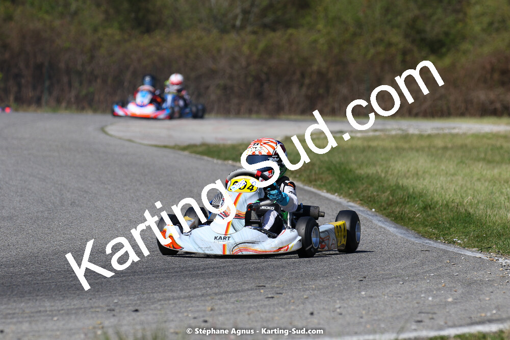 16 & 17/04/2022 : 3ème manche du Championnat du Sud 2022 au circuit d’Aigues-Vives (photos Stéphane Agnus) 2022 — karting